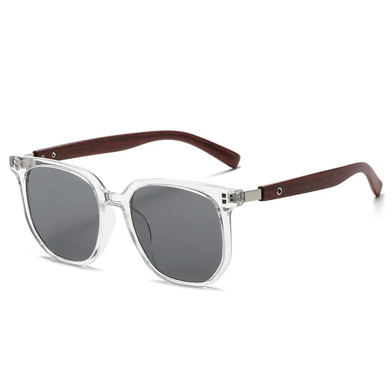 Émilio Luxe Vintage Wood Sunglasses
