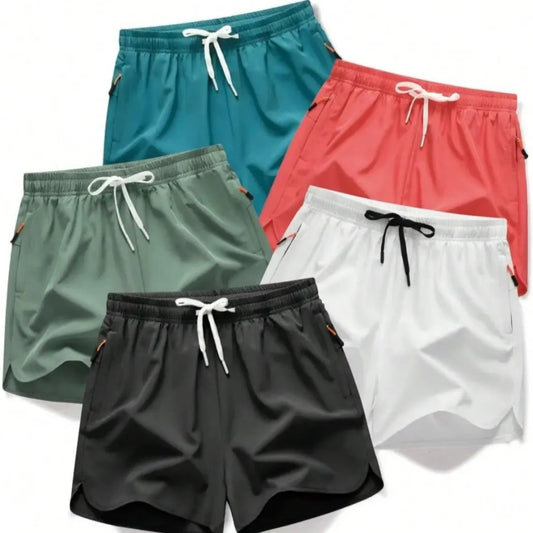 Men's Running Shorts – Quick-Dry Athletic Gym Shorts (1/5 Pack)